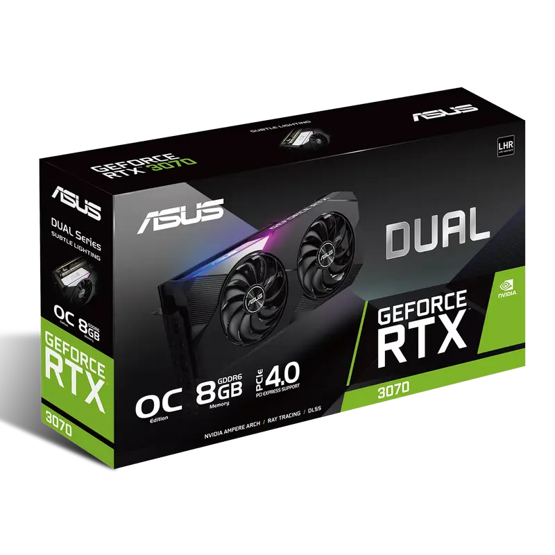 ASUS Dual GeForce RTX 3070 V2 OC LHR