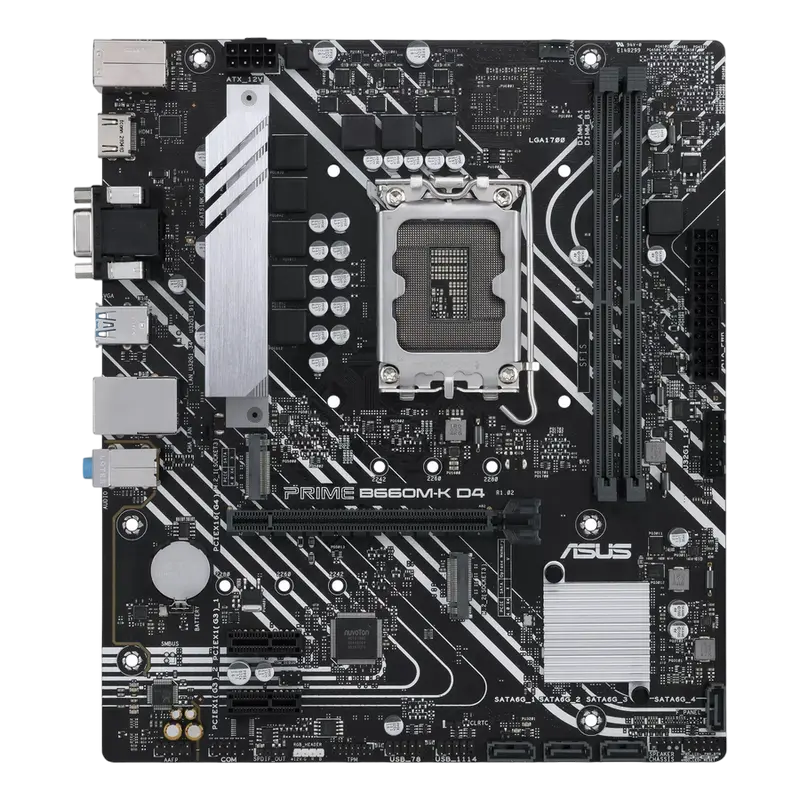 ASUS PRIME B660M-K D4 LGA1700 Micro-ATX