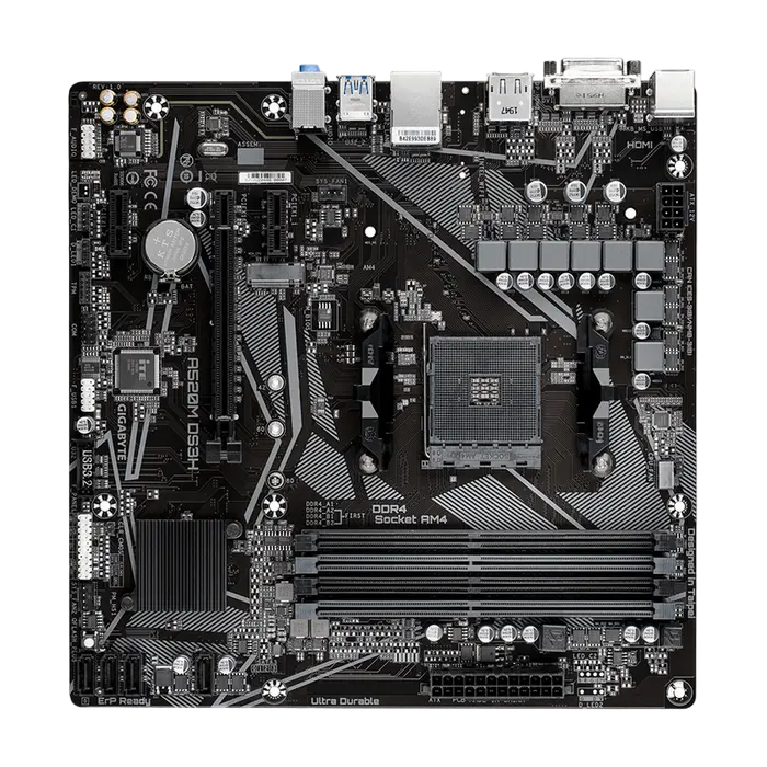Gigabyte A520M DS3H AM4 Micro-ATX