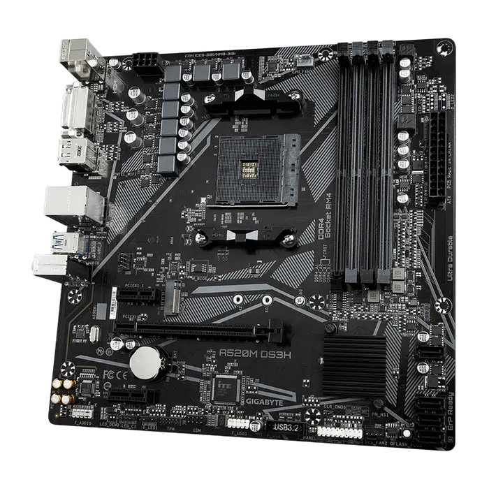Gigabyte A520M DS3H AM4 Micro-ATX