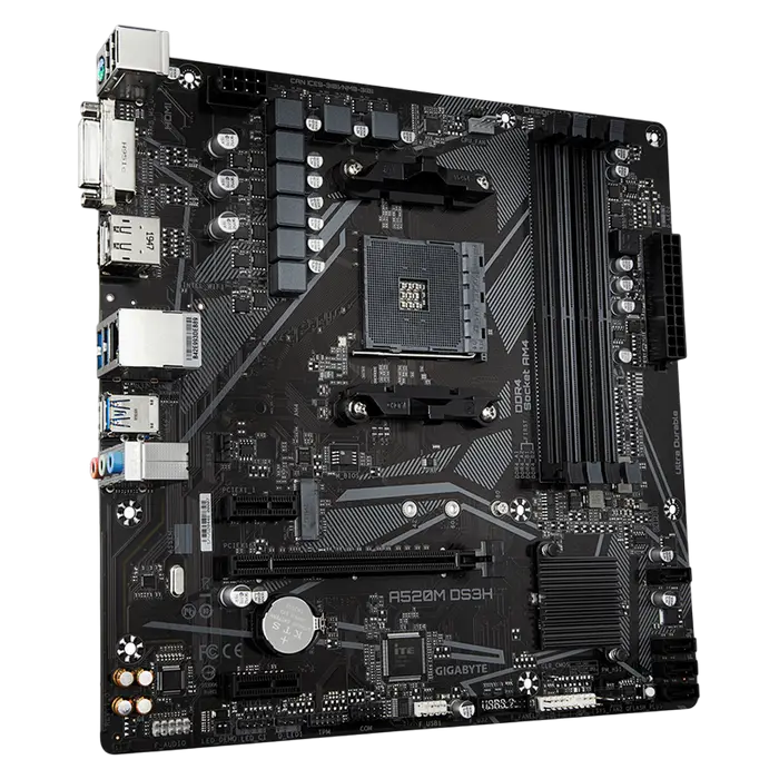 Gigabyte A520M DS3H AM4 Micro-ATX