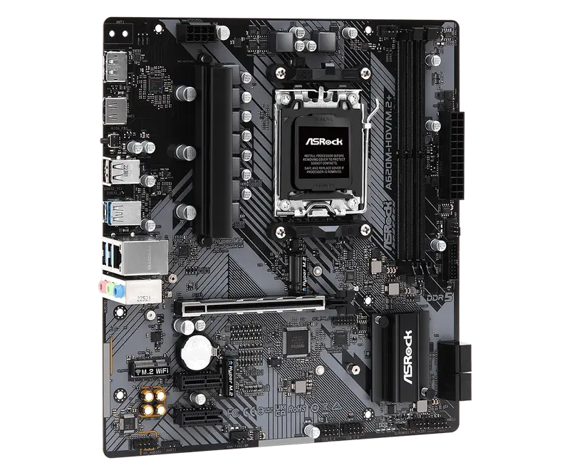 ASRock A620M-HDV/M.2+ AM5 Micro-ATX