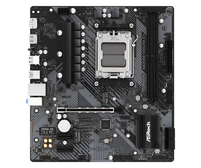 ASRock A620M-HDV/M.2+ AM5 Micro-ATX