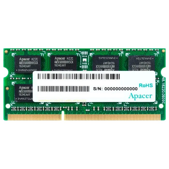 Apacer AS08GFA60CATBGJ 8GB DDR3 1600MHz SODIMM