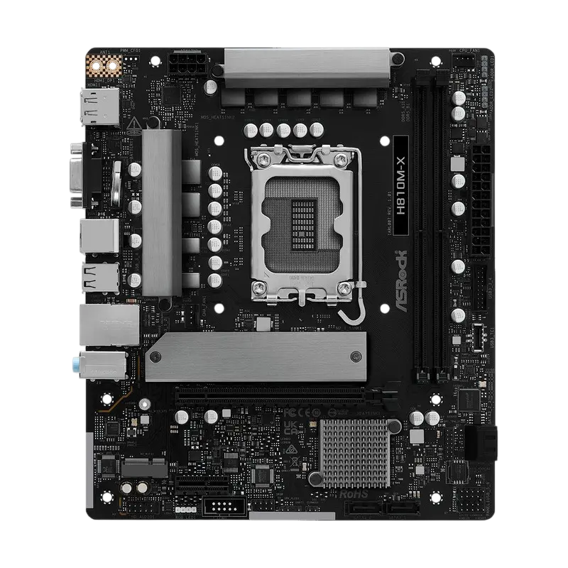 ASRock H810M-X LGA1851 Micro-ATX
