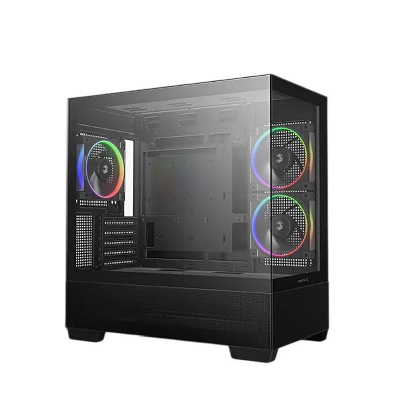 Deepcool CG380 3F Mini-Tower Черный