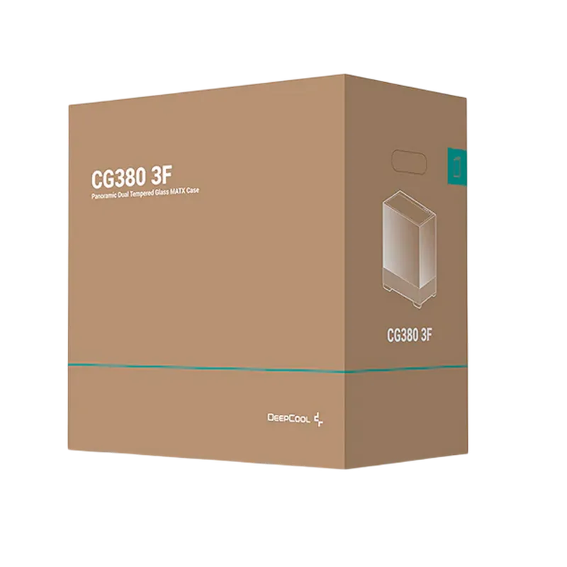 Deepcool CG380 3F Mini-Tower Черный