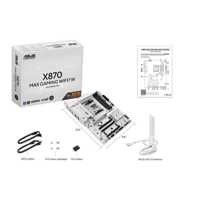 ASUS X870 MAX GAMING WIFI7 W AM5 ATX