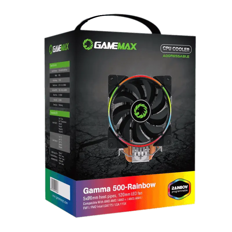 Gamemax Gamma 500-Rainbow