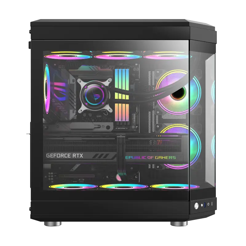Gamemax HYPE BK Midi-Tower Black