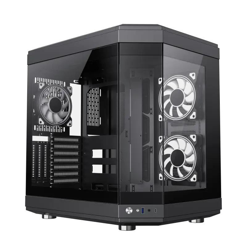 Gamemax HYPE BK Midi-Tower Black