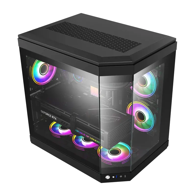 Gamemax HYPE BK Midi-Tower Black