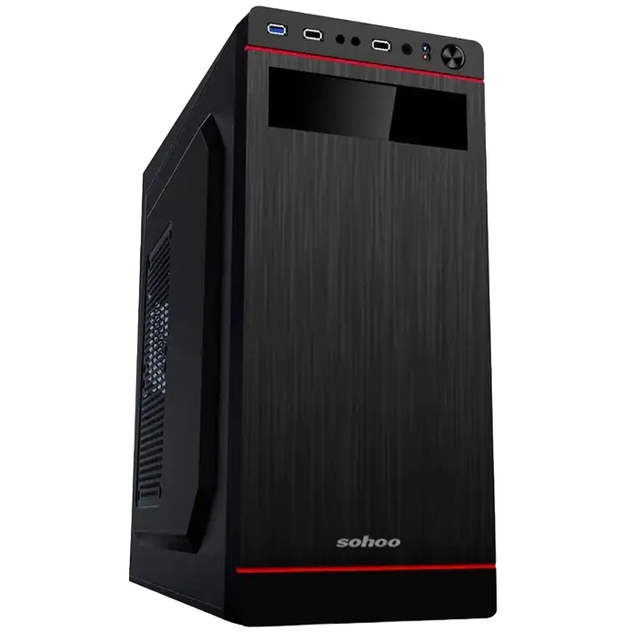 Sohoo 5907BR Midi-Tower Negru