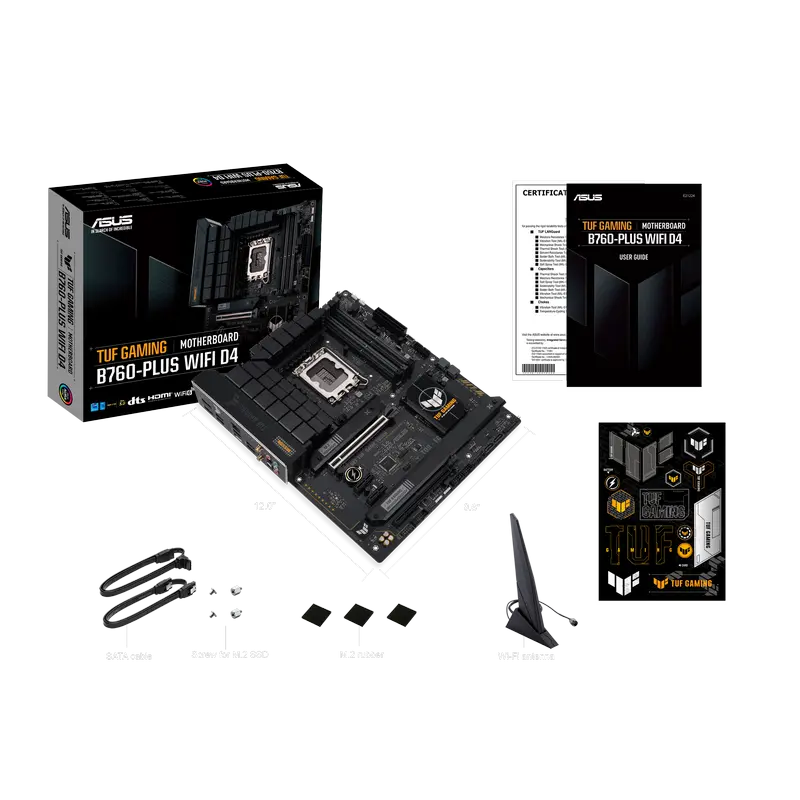 ASUS TUF GAMING B760-PLUS WIFI D4 LGA1700 ATX