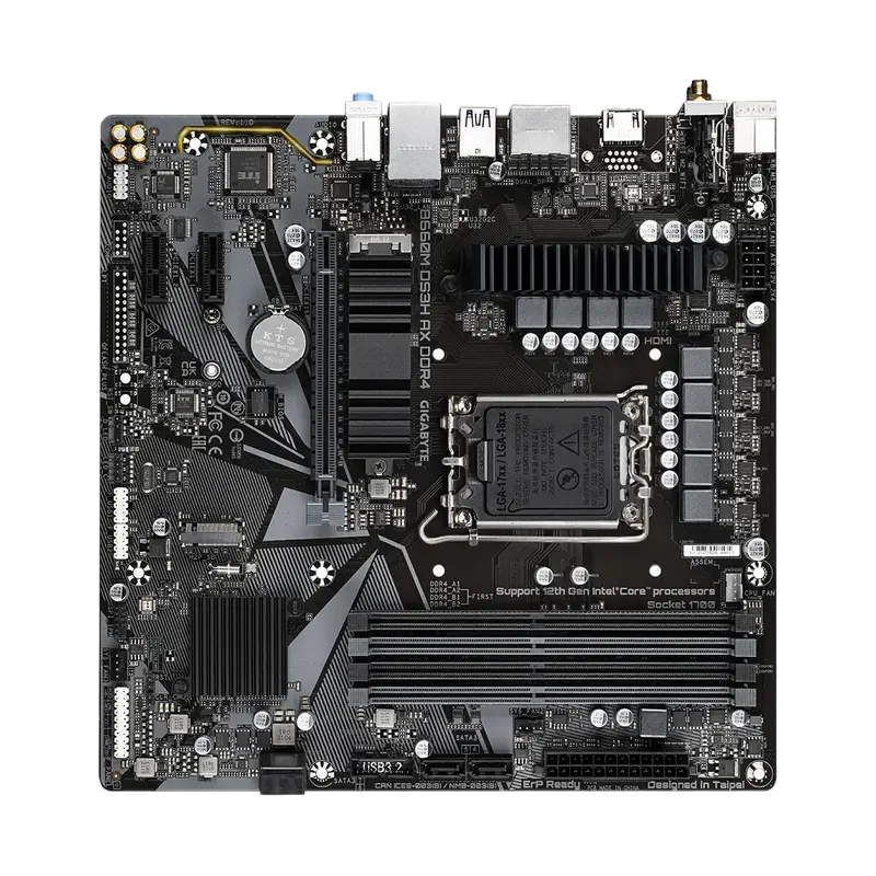 Gigabyte B660M DS3H AX DDR4 LGA1700 Micro-ATX