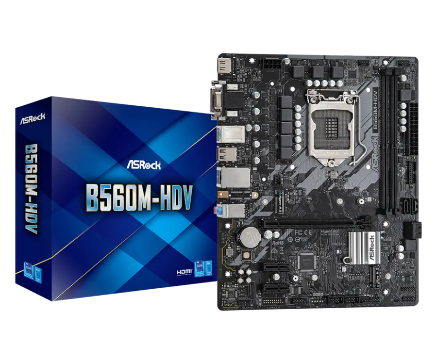 ASRock B560M-HDV LGA1200 Micro-ATX