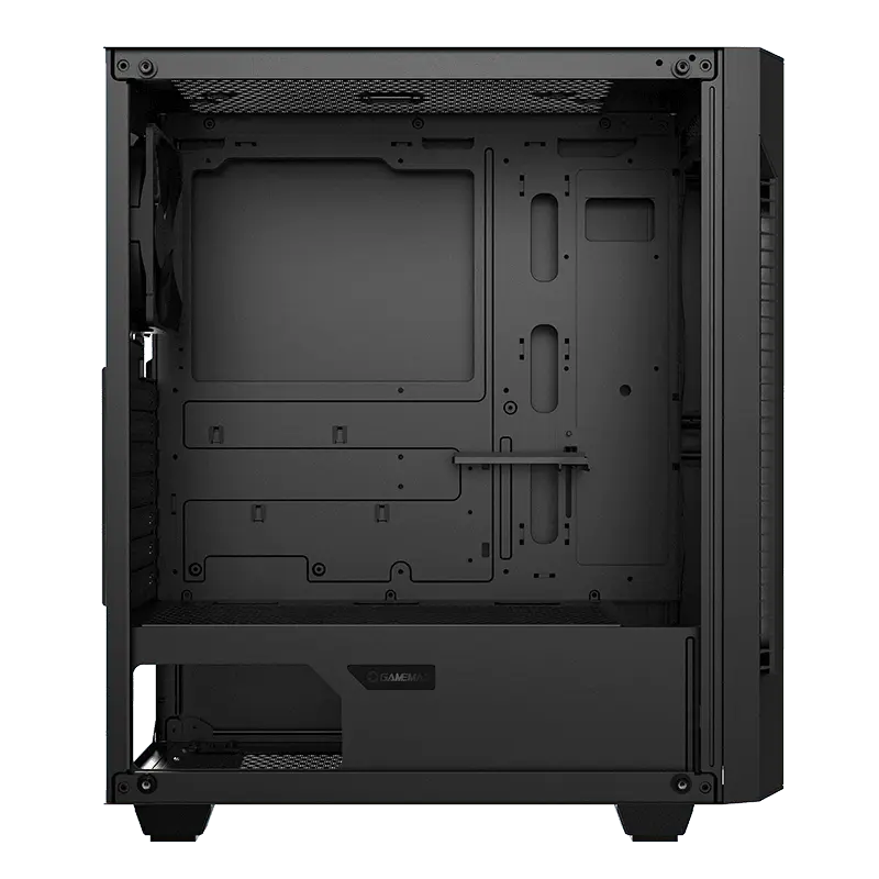 Gamemax FORTRESS TG Midi-Tower Negru