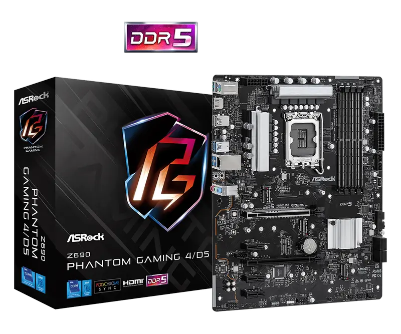 ASRock Z690 PHANTOM GAMING 4/D5 LGA1700 ATX
