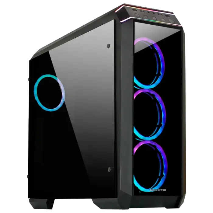Chieftec GP-02B-OP Midi-Tower Negru