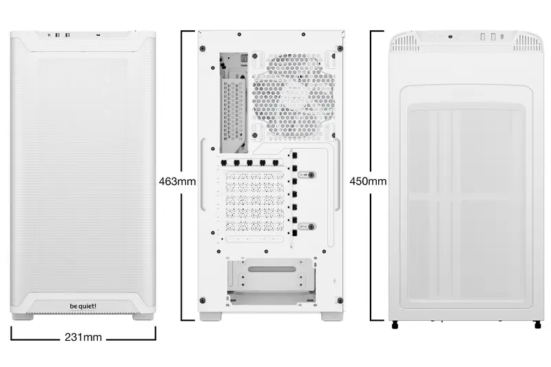 be quiet! PURE BASE 501 LX Midi-Tower Alb