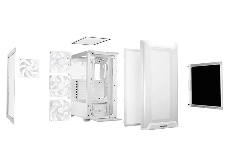 be quiet! PURE BASE 501 LX Midi-Tower Alb