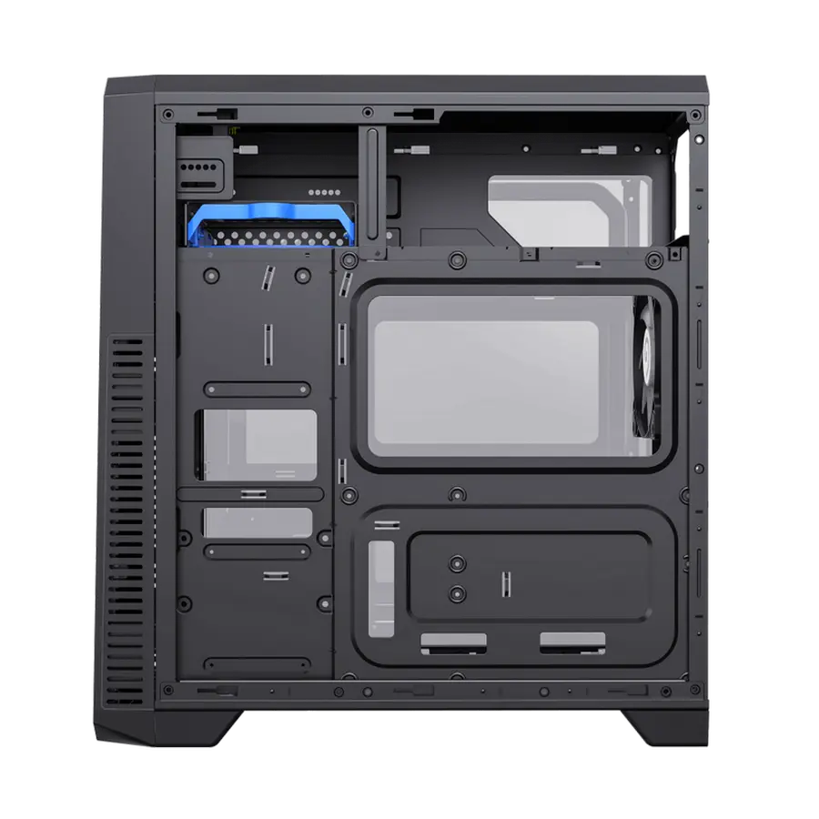 Gamemax G561E-BK Midi-Tower Negru