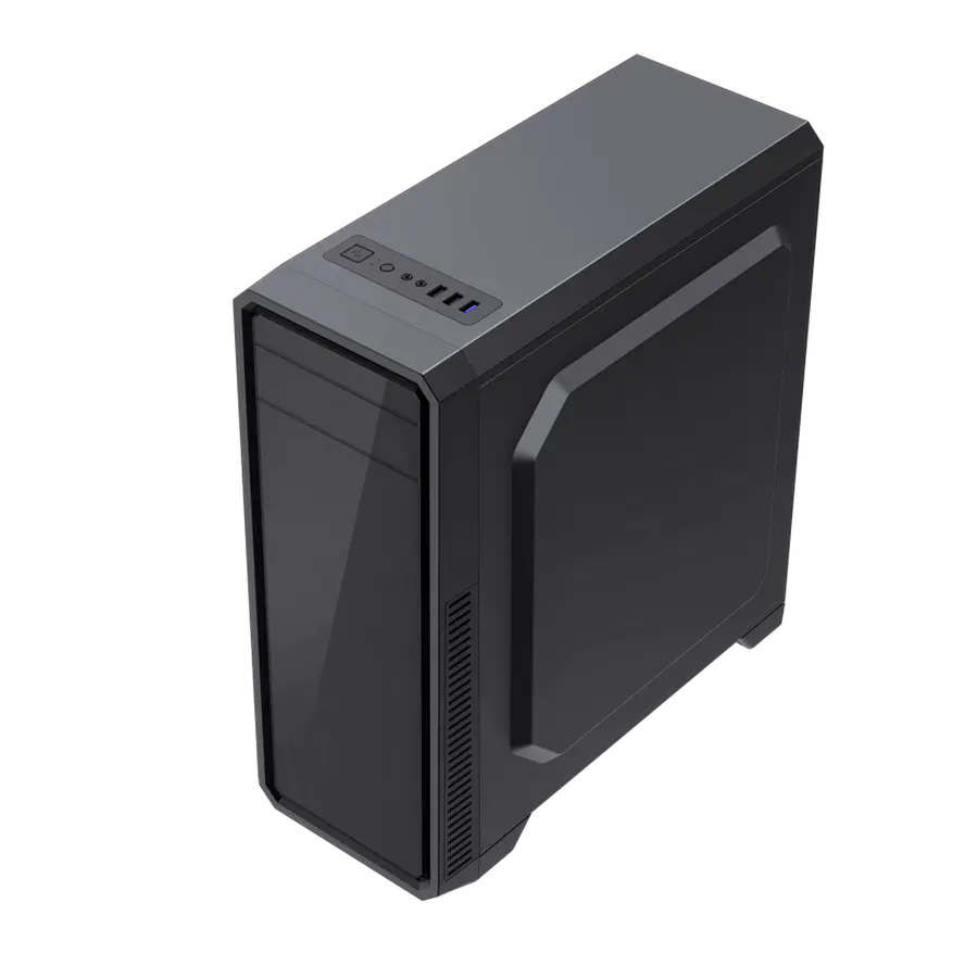 Gamemax G561E-BK Midi-Tower Negru