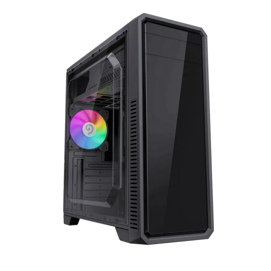 Gamemax G561E-BK Midi-Tower Negru