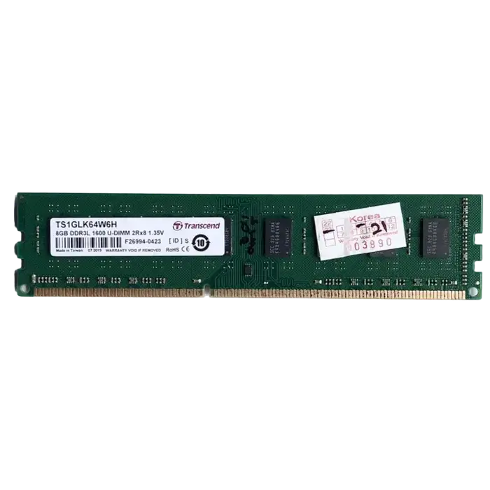 Transcend TS1GLK64W6H 8GB DDR3 1600MHz