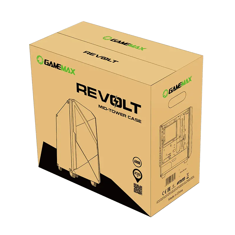 Gamemax REVOLT Midi-Tower Negru
