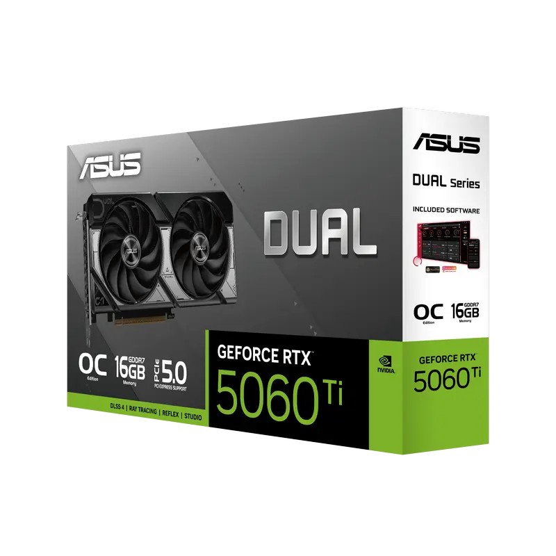 ASUS Dual GeForce RTX 5060 Ti OC