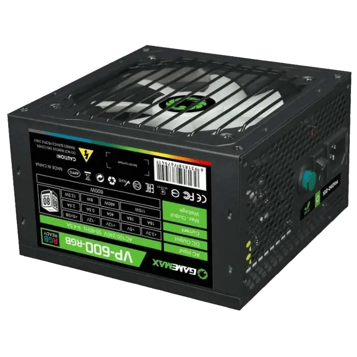 Gamemax VP-600-RGB 600W ATX