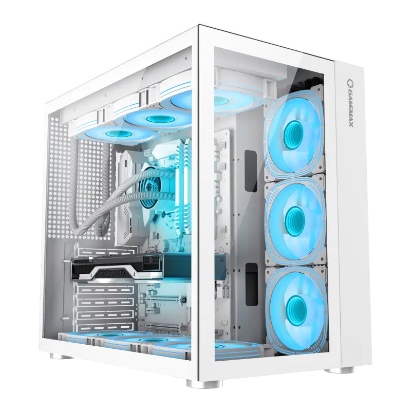 Gamemax INFINITY Midi-Tower Alb