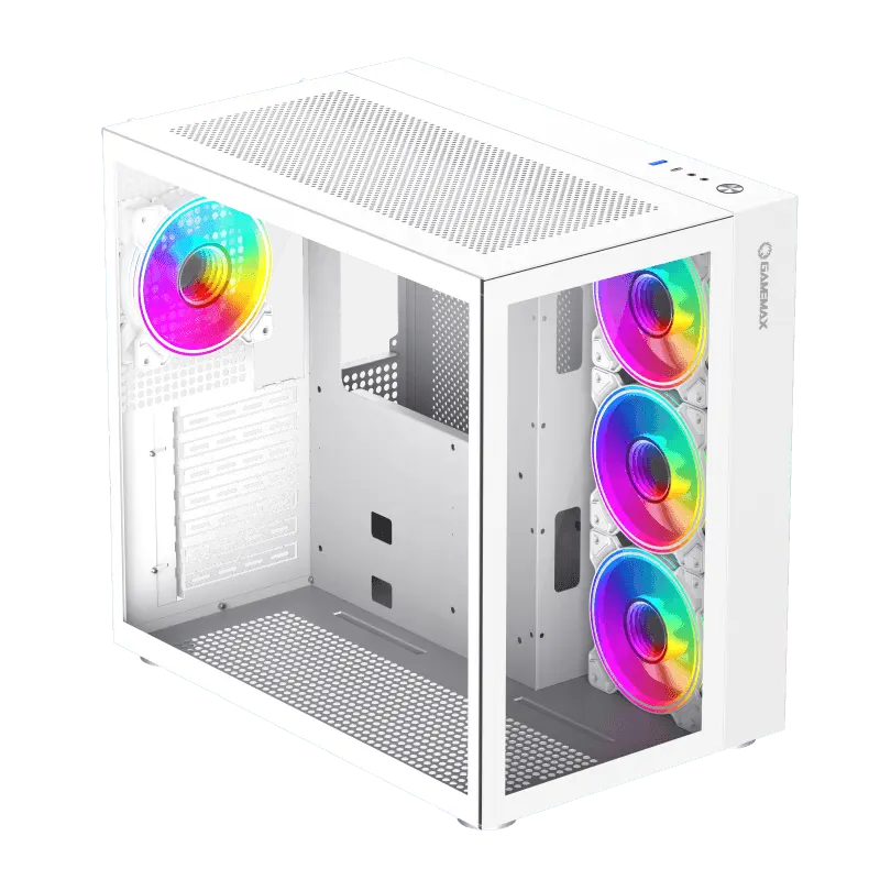 Gamemax INFINITY Midi-Tower Alb