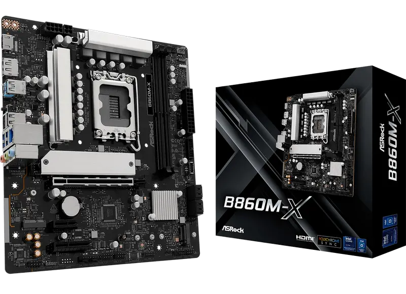 ASRock B860M-X LGA1851 Micro-ATX